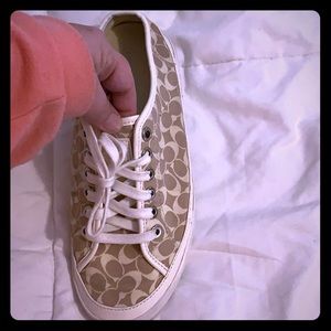 Lightly used coach sneakers